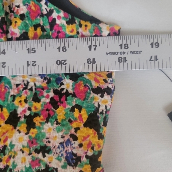 I LOVE RONSON Camilla Flora Floral Midi Size 12 Dress With Midriff Cutout - Picture 2 of 10